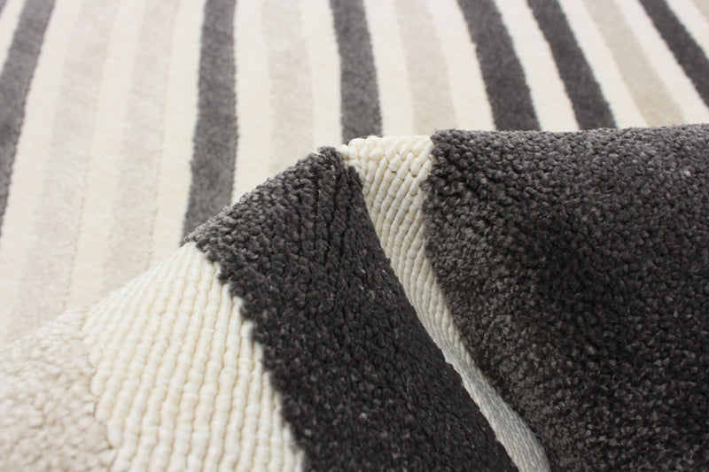 Nikkos Taupe 6'7\" x 9'6\" Area Rug