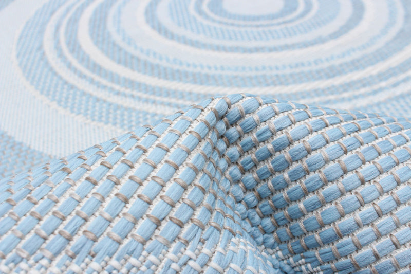 Neisha Modern Light Blue Rug 5'3\" X 7'3\" Area Rug