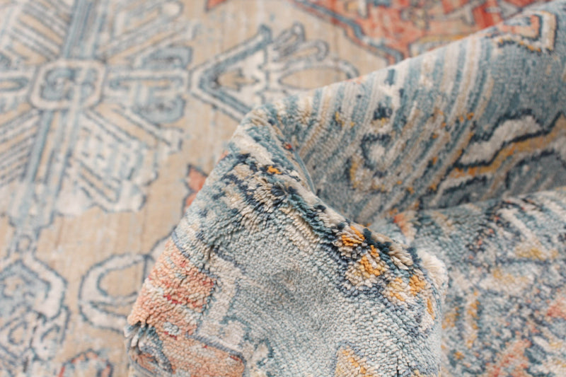 Baina Heriz Blue Area Rug - 5'3\" x 6'7\"