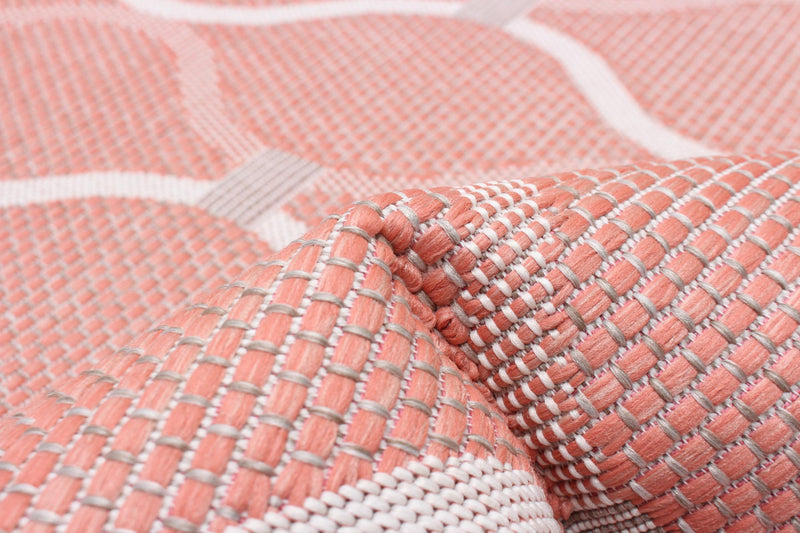 Neisha Abstract Coral Rug 5'3\" X 7'3\" Area Rug