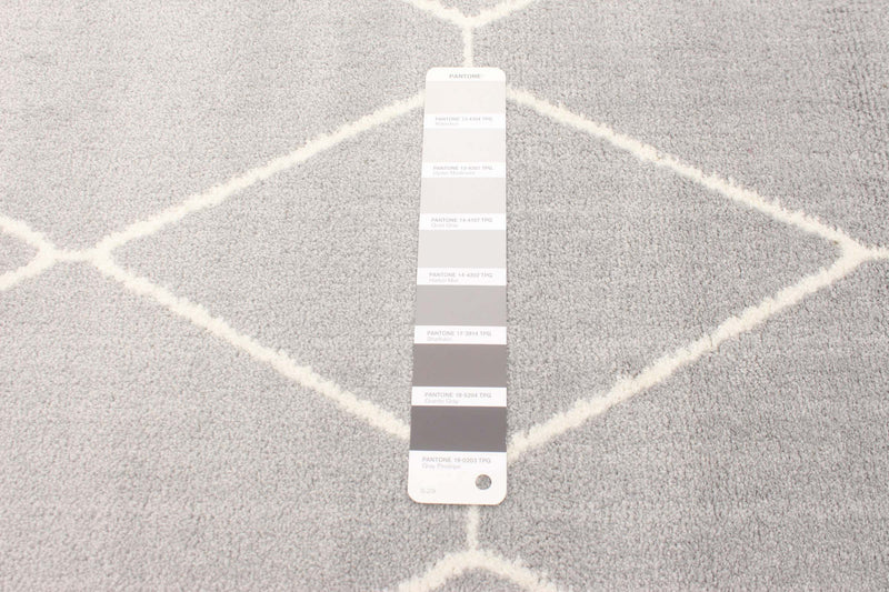 August Grey-White 6'7\" x 9'6\" Area Rug