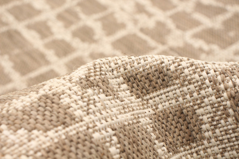 Sadie Safari Taupe-Champagne Area Rug - 7'10\" x 10'2\"