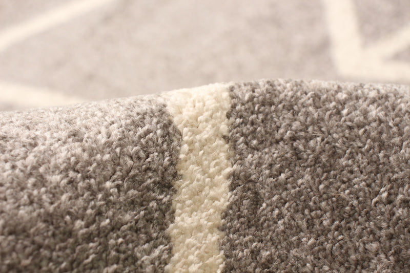 Anandi Grey-Ivory Area Rug - 3'11\" x 5'7\"