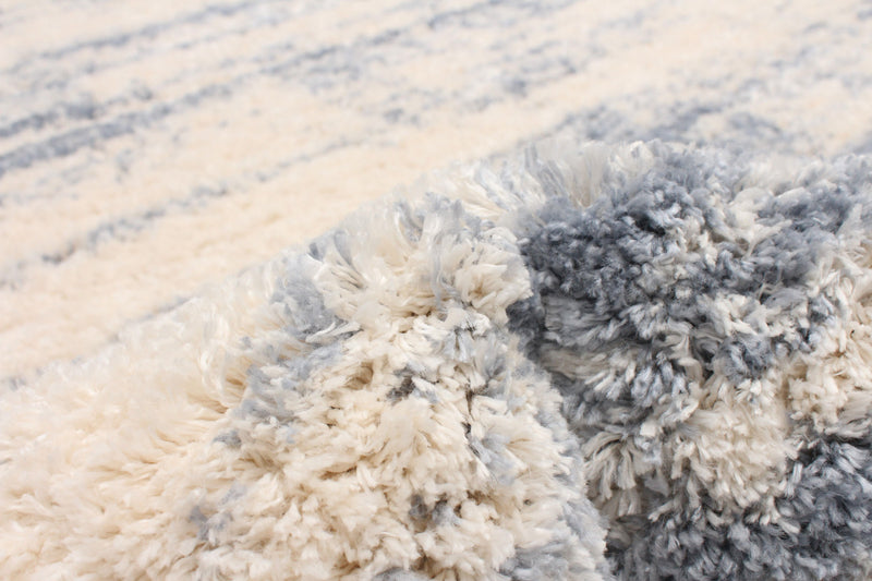 Kei Cream/Light Blue Area Rug - 6'7\" x 9'6\"