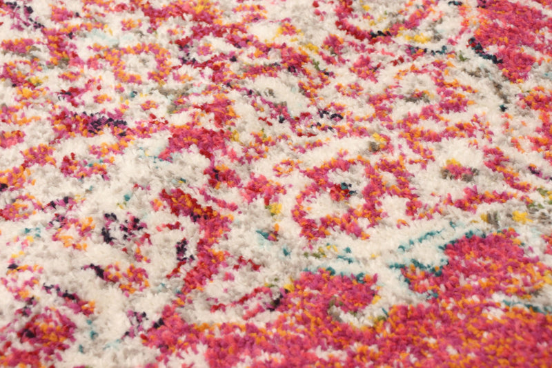 Raina Vintage Rose-Red Area Rug - 2'7\" x 10'0\"