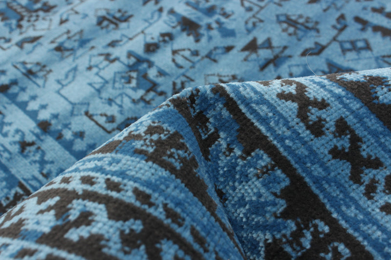 Awena Blue 6'7\" x 9'6\" Area Rug
