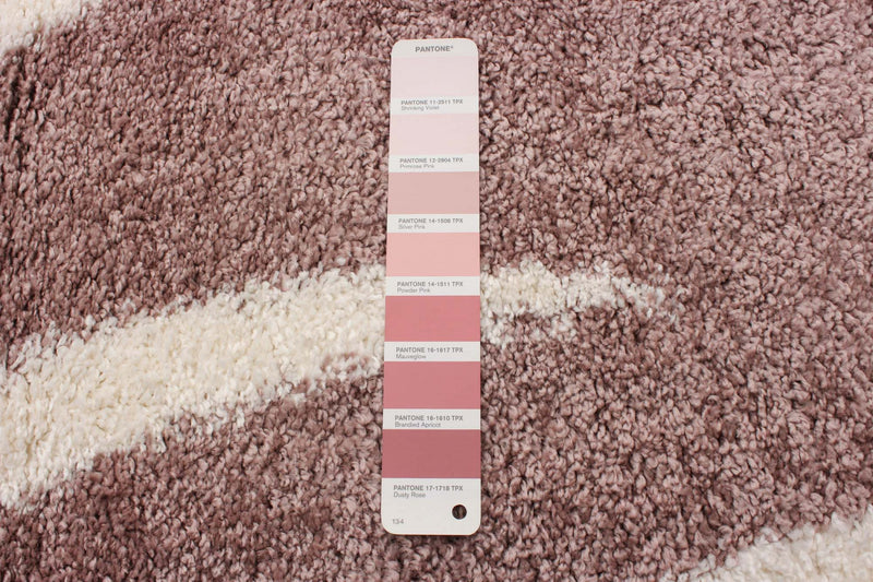 Luci Pink Shag 7'10\" x 10'0\" Area Rug