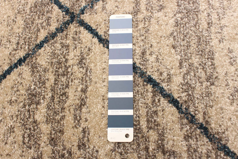 Grande Ivory/Blue 3'11\" X 5'7\" Area Rug