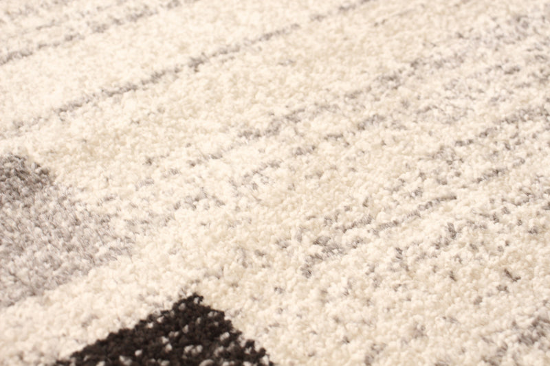 Aya Ivory-Taupe Area Rug - 3'11\" x 5'3\"