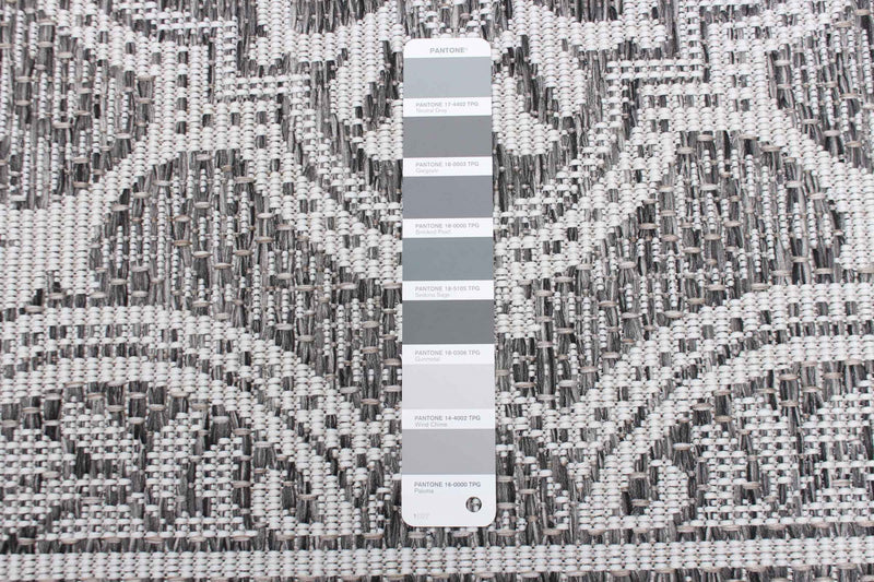 Neisha Traditional Grey Rug 6'7\" X 9'6\" Area Rug