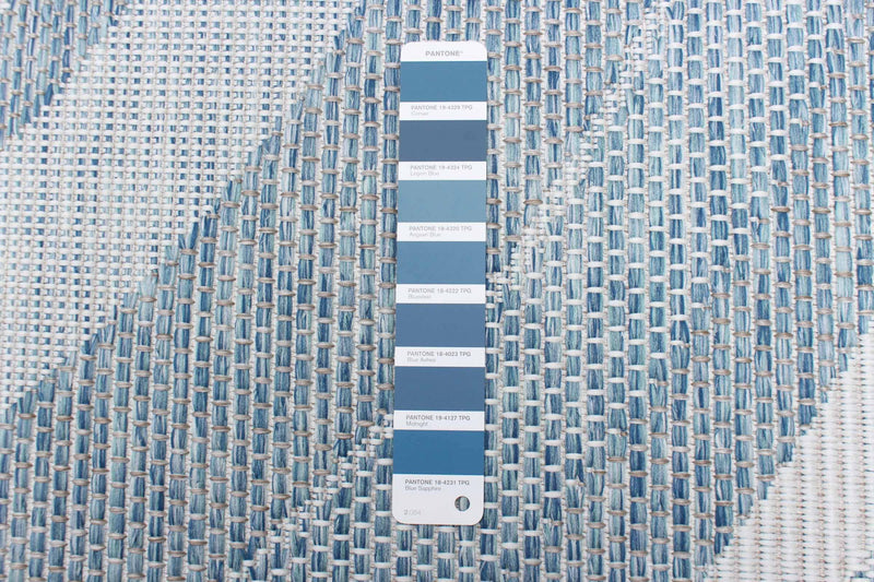 Neisha Modern Blue Rug 6'7\" X 9'6\" Area Rug