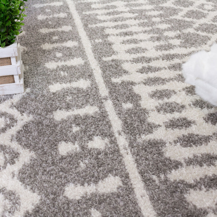 Lavan L Grey Mor 5x8 Area Rug
