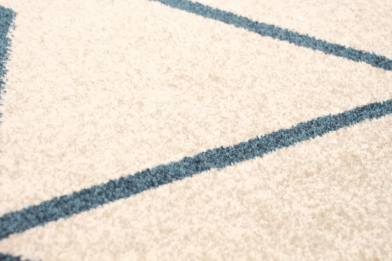 Anandi Ivory-Blue Area Rug - 7'10\" x 10'2\"