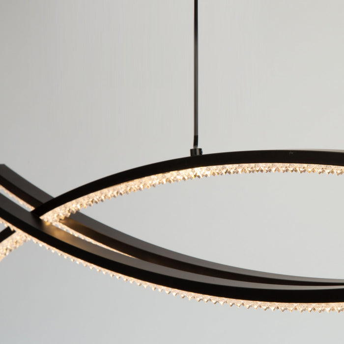 Nova 30 W LED Black Ceiling Light