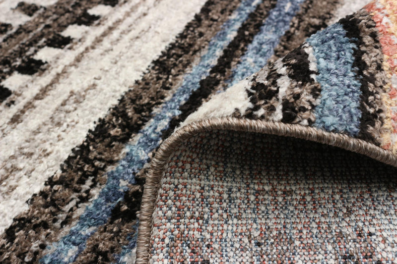Vera Linear Multi-Colour Area Rug - 5'2\" x 7'5\"