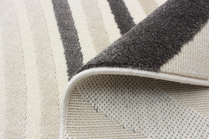 Nikkos Taupe 6'7\" x 9'6\" Area Rug