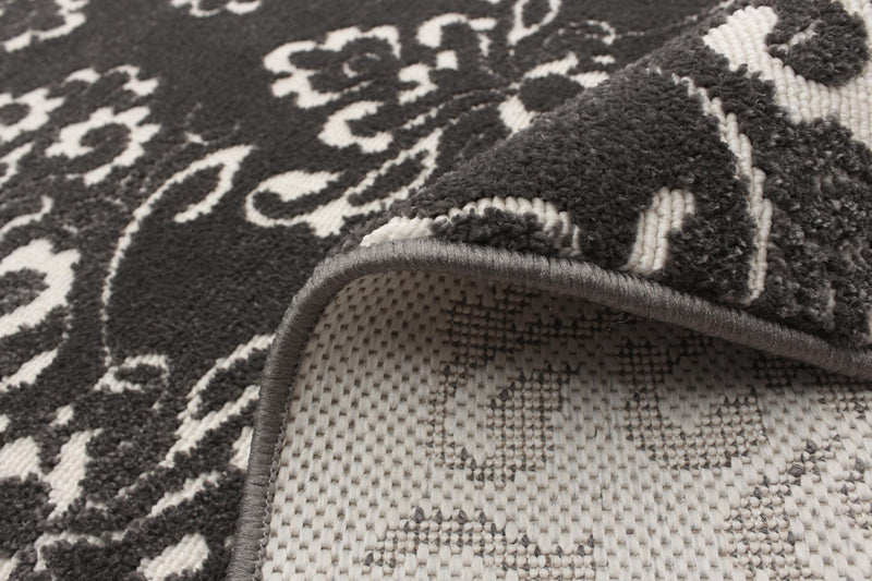 Caledonia Grey 6'7\" x 9'6\" Area Rug