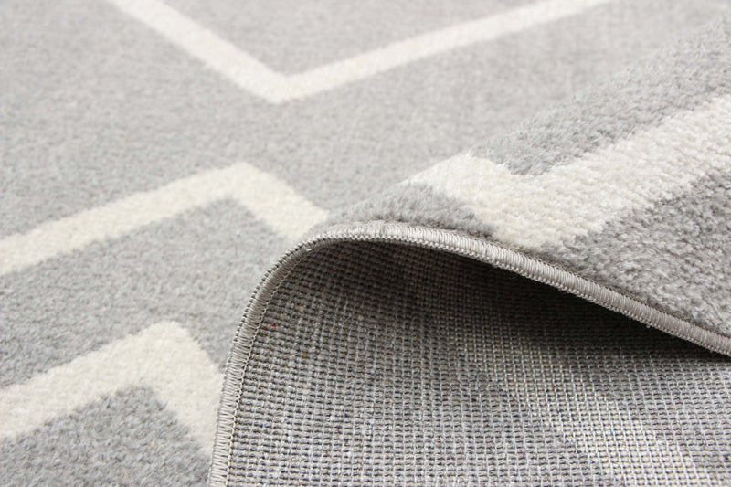 Kenza Grey Machine Washable Area Rug - 6'0\" x 9'0\"
