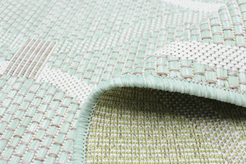 Neisha Abstract Mint Rug 5'3\" X 7'3\" Area Rug