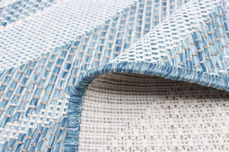 Neisha Modern Blue Rug 6'7\" X 9'6\" Area Rug