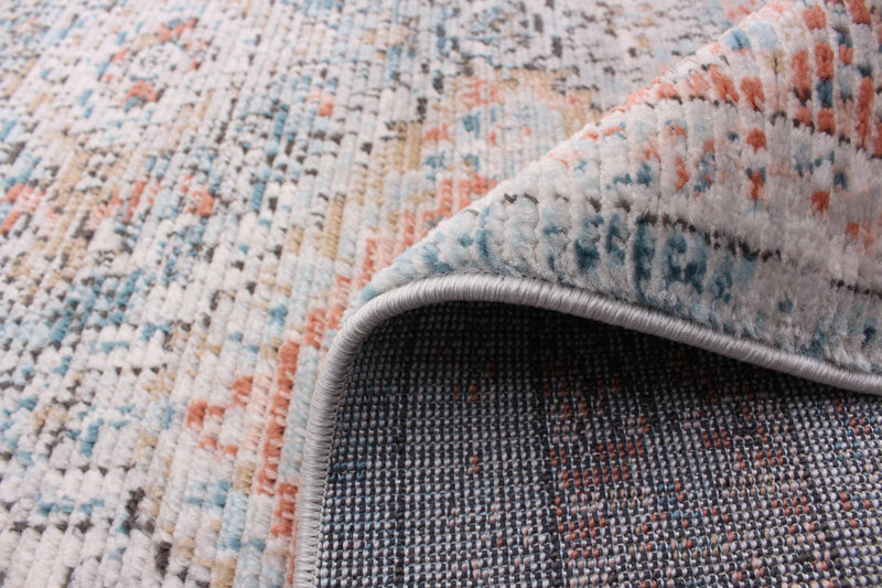 Leandra Copper/bluer Rug 5'3\" X 7'3\" Area Rug