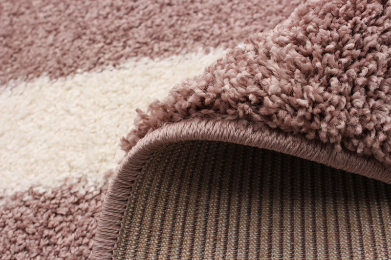 Luci Pink Shag 7'10\" x 10'0\" Area Rug