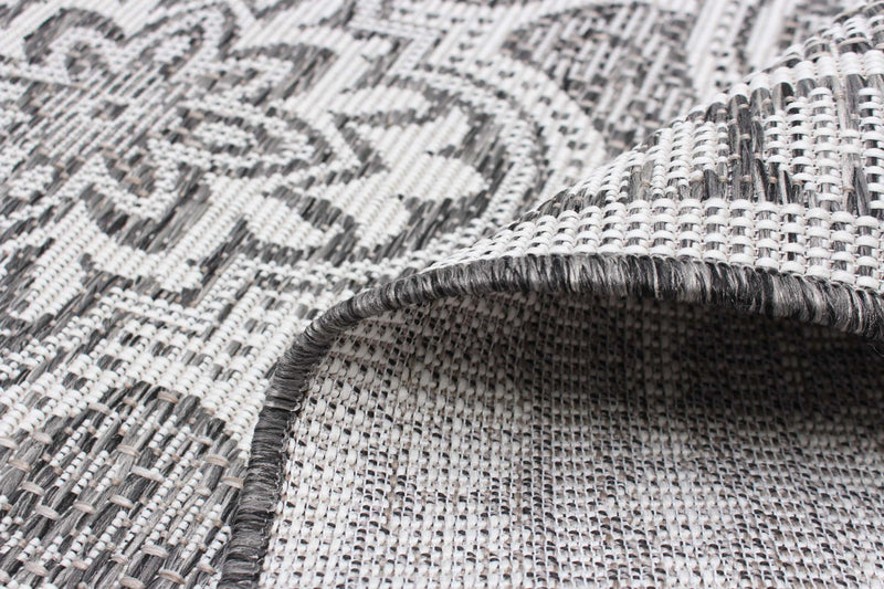 Neisha Traditional Grey Rug 6'7\" X 9'6\" Area Rug