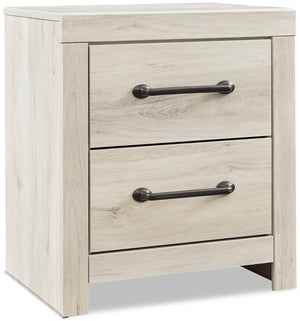 Abby Bedside 2-Drawer Nightstand with USB Port, 21.8