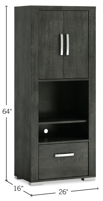Allendale Right/Left Closed Pier - Anthracite