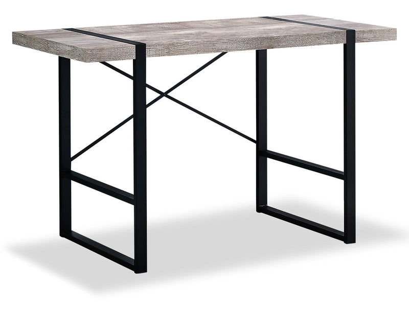 Avery 49\" Reclaimed Wood Look Office Desk - Taupe