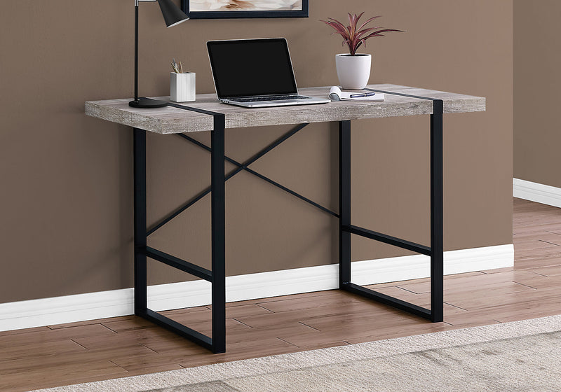 Avery 49\" Reclaimed Wood Look Office Desk - Taupe