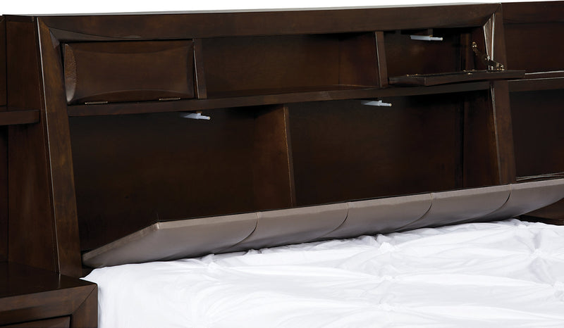 Yorkdale 6-Piece Full Storage Bedroom Package with 2 Nightstands