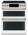 Cafe 7 Cu. Ft. Smart Induction Range with True European Convection and Self Clean Racks - Matte White - CCHS950P4MW2