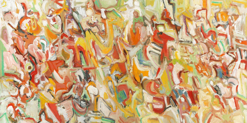 \"Lignes 1\" Giant Art 72x36 Wall Art