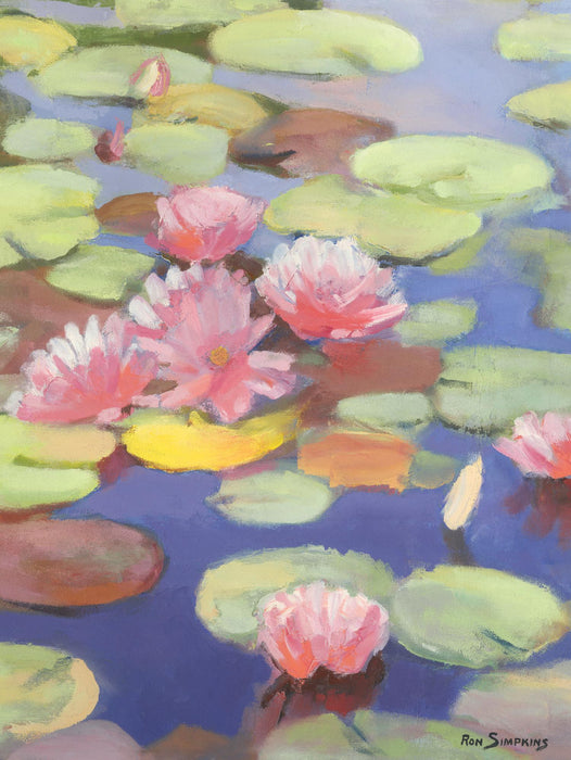 \"Passion In Pink\" Giant Art 72x54 Wall Art