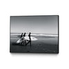 \"Surfers Iii\" Canvas Framed Black 40x30 Wall Art