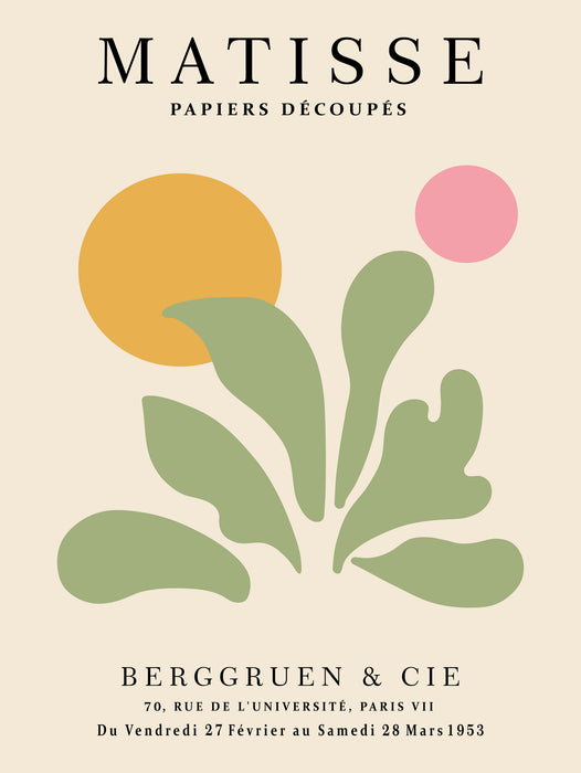 \"Papiers Découpés Ii\" Giant Art 72x54 Wall Art