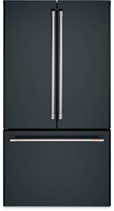 Café 23.2 Cu. Ft. French-Door Counter-Depth Refrigerator - CWE23SP3MD1 - Refrigerator in Black Matte