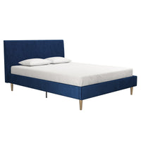 Mr. Kate Daphne Full Upholstered Bed - Blue 