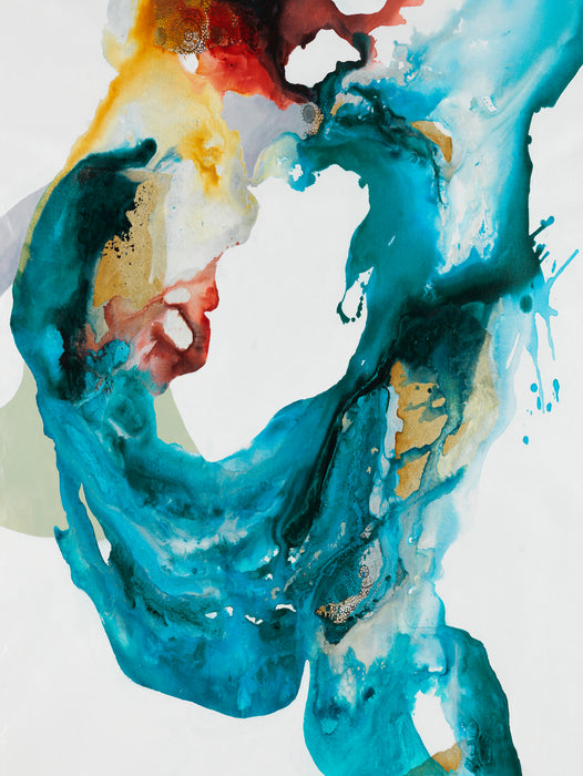 \"Weighted Flow Ii\" Giant Art 72x54 Wall Art
