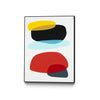 \"Joy And Pop Ii\" Canvas Framed Black 24x32 Wall Art