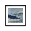 \"Washing To Shore\" Matted and Framed Black 36x36 Wall Art