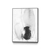 \"Looking Lens I\" Canvas Framed Black 24x32 Wall Art