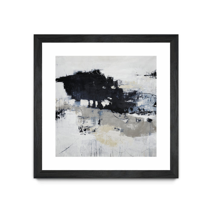 \"Big Bonanza\" Matted and Framed Black 30x30 Wall Art