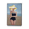 \"Babe In Bermuda\" Canvas Framed Black 24x36 Wall Art