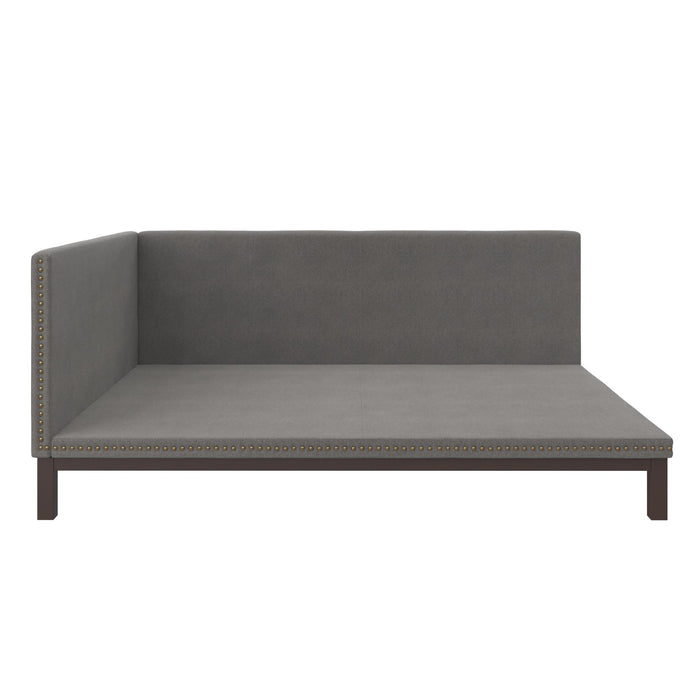 Dorel Home Atwater Living Doris Full Upholstered Daybed - Grey