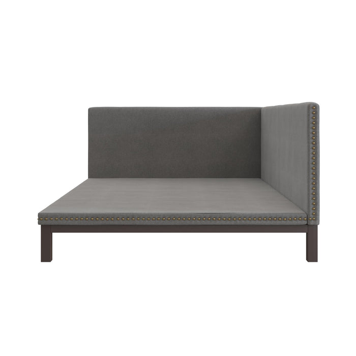 Dorel Home Atwater Living Doris Full Upholstered Daybed - Grey