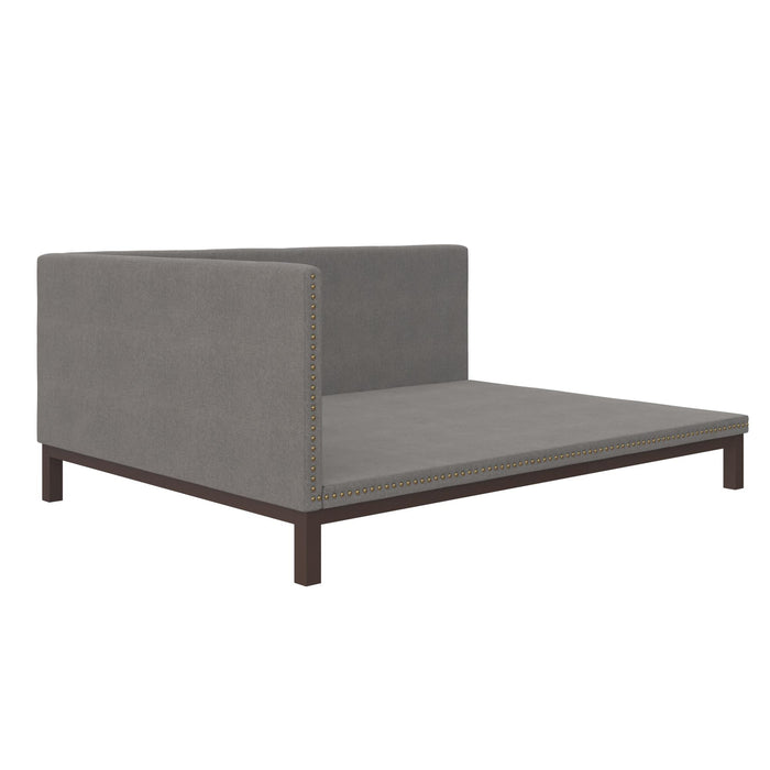 Dorel Home Atwater Living Doris Full Upholstered Daybed - Grey