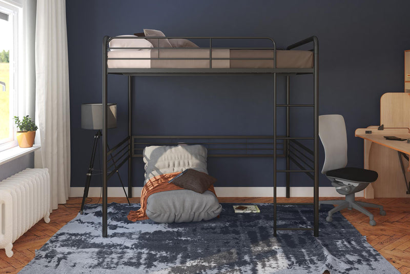 Atwater Living Bodhi Full Metal Loft Bed - Black