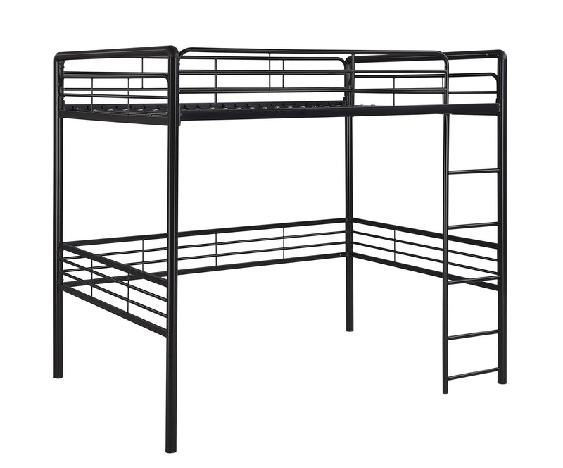 Atwater Living Bodhi Full Metal Loft Bed - Black